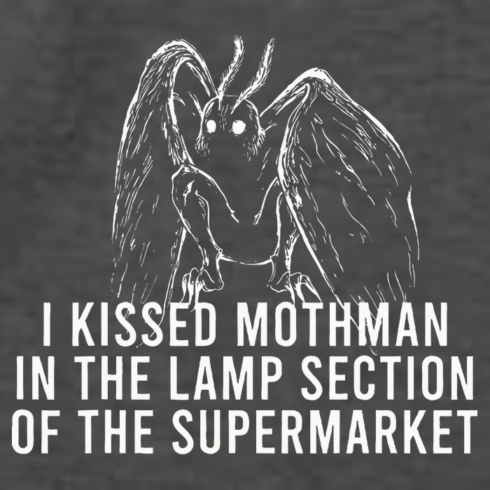 Mothman Cryptid I Kissed Mothman In The Lamp Section Vector Backpack