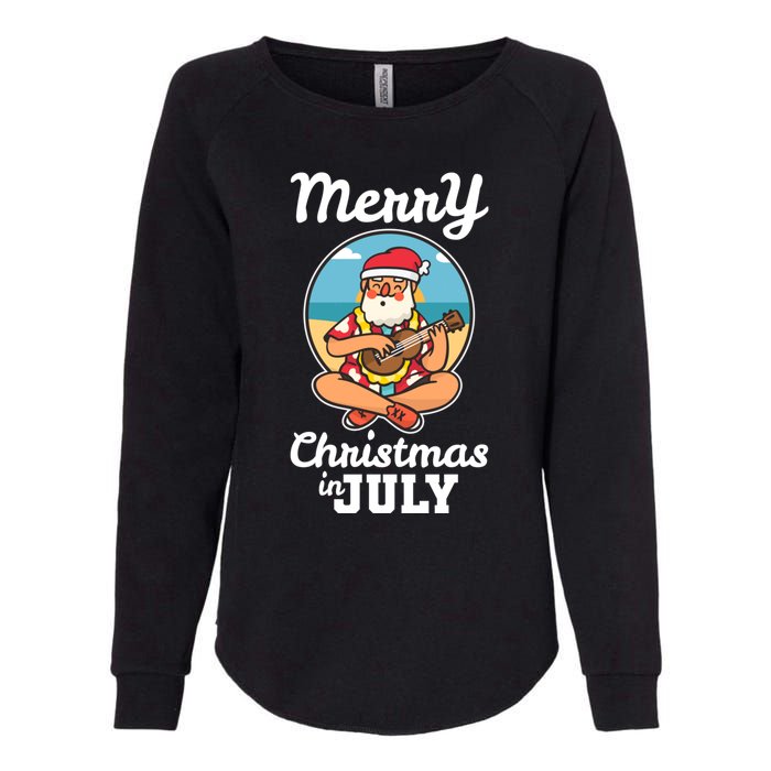 Merry Christmas In July Womens California Wash Sweatshirt