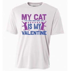 My Cat Is My Valentine Cooling Performance Crew T-Shirt