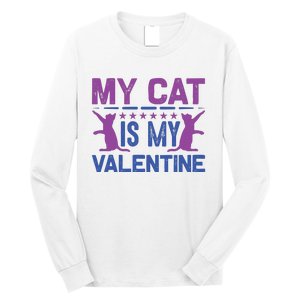 My Cat Is My Valentine Long Sleeve Shirt