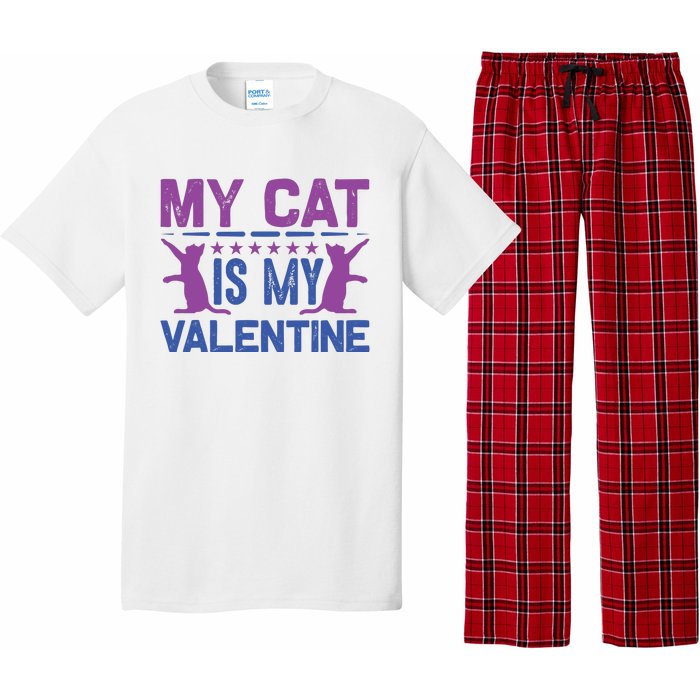 My Cat Is My Valentine Pajama Set