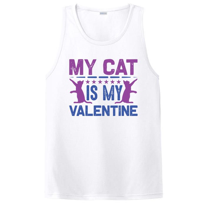 My Cat Is My Valentine PosiCharge Competitor Tank