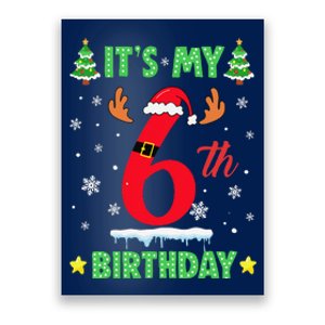 Merry Christmas ItS My 6th Birthday Xmas Women Poster