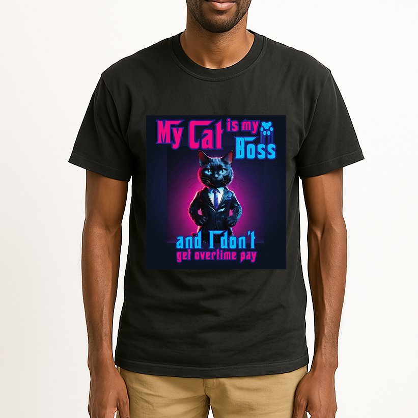 My Cat Is My Boss... And I DonT Get Overtime Pay Tall T-Shirt