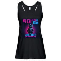 My Cat Is My Boss... And I DonT Get Overtime Pay Ladies Essential Flowy Tank