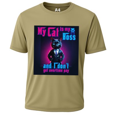 My Cat Is My Boss... And I DonT Get Overtime Pay Performance Shirt