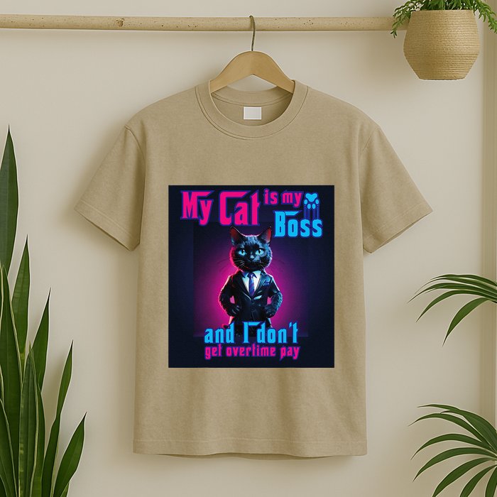 My Cat Is My Boss... And I DonT Get Overtime Pay T-Shirt