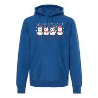 Merry Catmas ItS Ffreezing Season Meowy Christmas Meaningful Gift Premium Hoodie