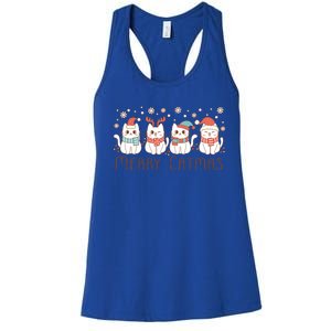 Merry Catmas ItS Ffreezing Season Meowy Christmas Meaningful Gift Women's Racerback Tank