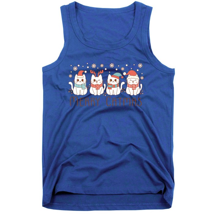 Merry Catmas ItS Ffreezing Season Meowy Christmas Meaningful Gift Tank Top