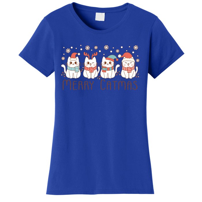 Merry Catmas ItS Ffreezing Season Meowy Christmas Meaningful Gift Women's T-Shirt