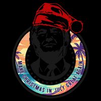 Make Christmas In July Great Again Funny Trump Trumpmas Maga Baby Bodysuit