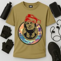 Make Christmas In July Great Again Funny Trump Trumpmas Maga Cooling Performance Crew T-Shirt