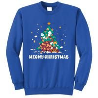 Merry Catmas ItS Ffreezing Season Funny Gift Sweatshirt