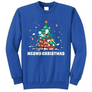 Merry Catmas ItS Ffreezing Season Funny Gift Tall Sweatshirt