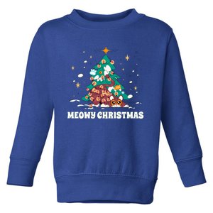 Merry Catmas ItS Ffreezing Season Funny Gift Toddler Sweatshirt