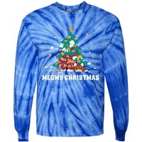 Merry Catmas ItS Ffreezing Season Funny Gift Tie-Dye Long Sleeve Shirt