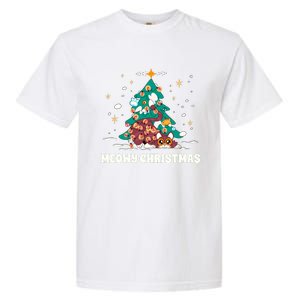 Merry Catmas ItS Ffreezing Season Funny Gift Garment-Dyed Heavyweight T-Shirt