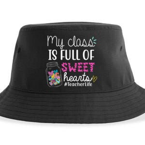 My Class Is Full Of Sweet Hearts Teacher Life Sustainable Bucket Hat