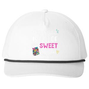 My Class Is Full Of Sweet Hearts Teacher Life Snapback Five-Panel Rope Hat