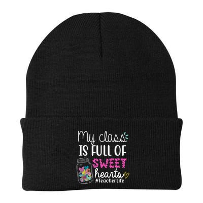My Class Is Full Of Sweet Hearts Teacher Life Beanie