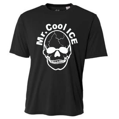 Mr Cool Ice Skull Skeleton Glasses Cooling Performance Crew T-Shirt