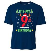 Merry Christmas ItS My 9th Birthday Xmas Cooling Performance Crew T-Shirt