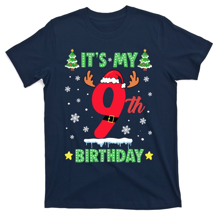 Merry Christmas ItS My 9th Birthday Xmas T-Shirt