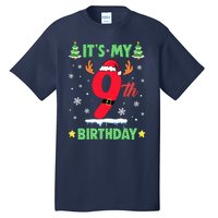 Merry Christmas ItS My 9th Birthday Xmas Tall T-Shirt