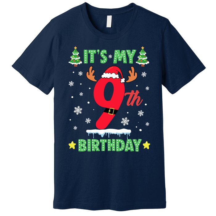 Merry Christmas ItS My 9th Birthday Xmas Premium T-Shirt