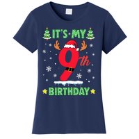 Merry Christmas ItS My 9th Birthday Xmas Women's T-Shirt