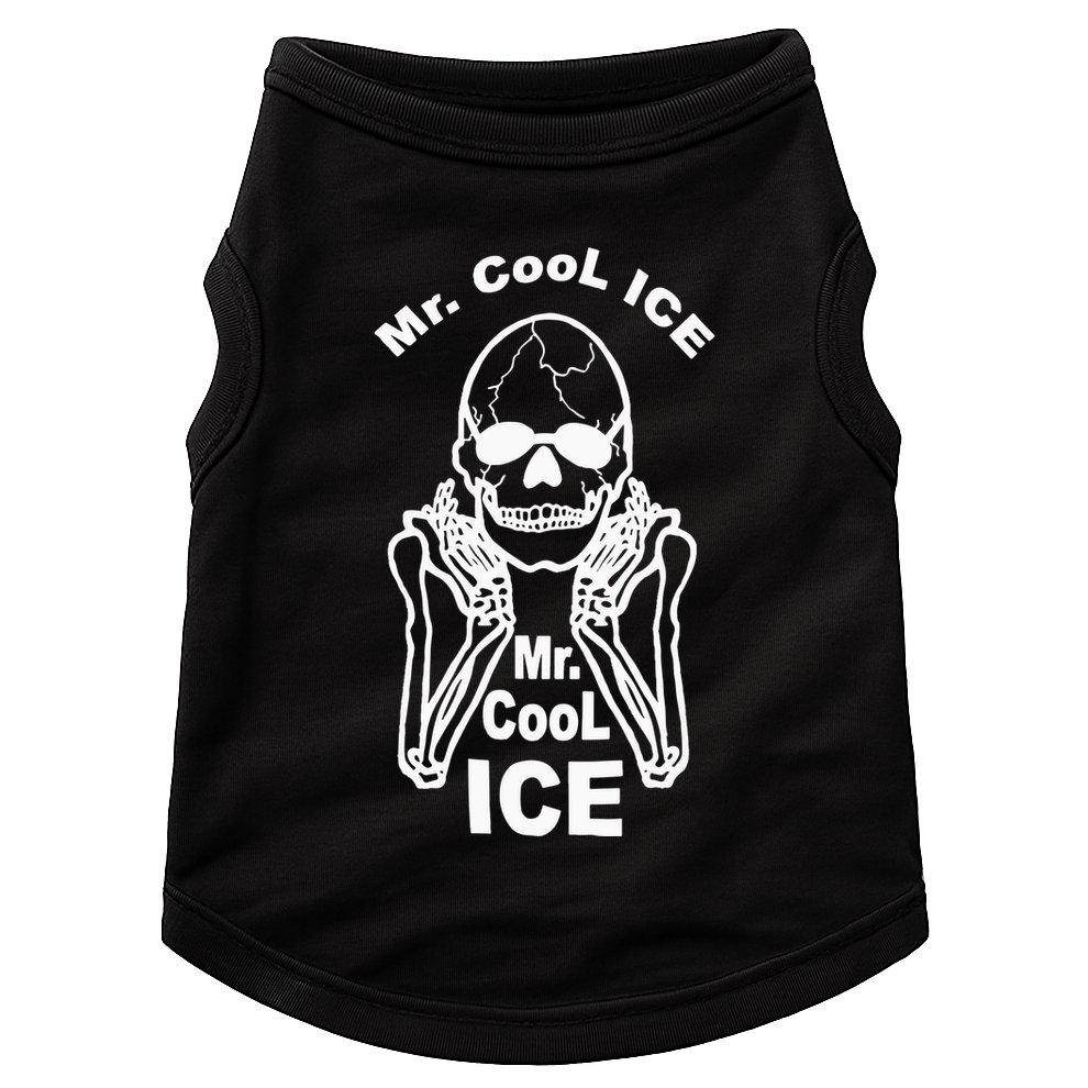 Mr Cool Ice Skull Skeleton Doggie Tank