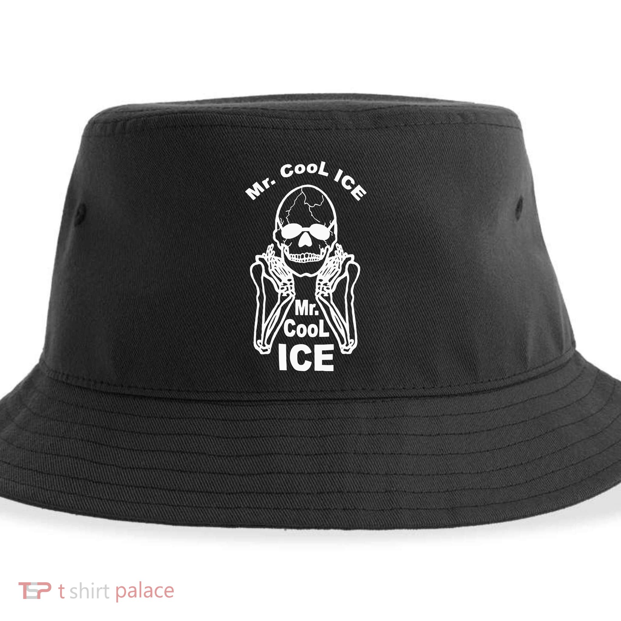 Mr Cool Ice Skull Skeleton Sustainable Bucket Hat