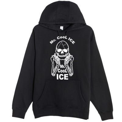 Mr Cool Ice Skull Skeleton Premium Pullover Hoodie