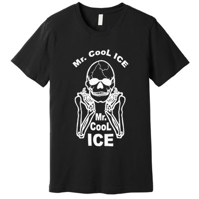 Mr Cool Ice Skull Skeleton Premium T-Shirt