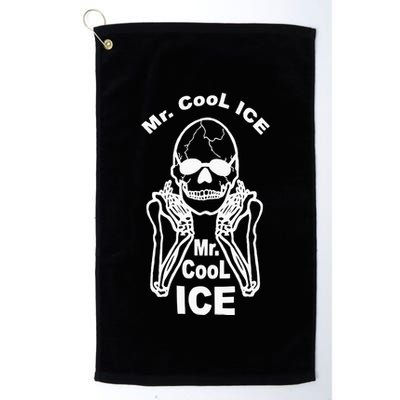 Mr Cool Ice Skull Skeleton Golf Towel