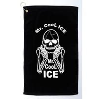 Mr Cool Ice Skull Skeleton Golf Towel