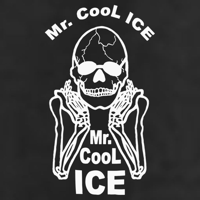 Mr Cool Ice Skull Skeleton Golf Towel