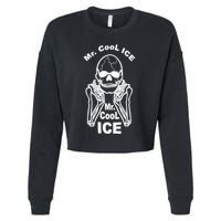 Mr Cool Ice Skull Skeleton Cropped Pullover Crew