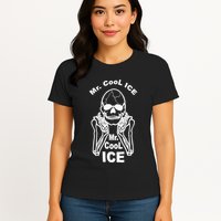 Mr Cool Ice Skull Skeleton Womens T-Shirt