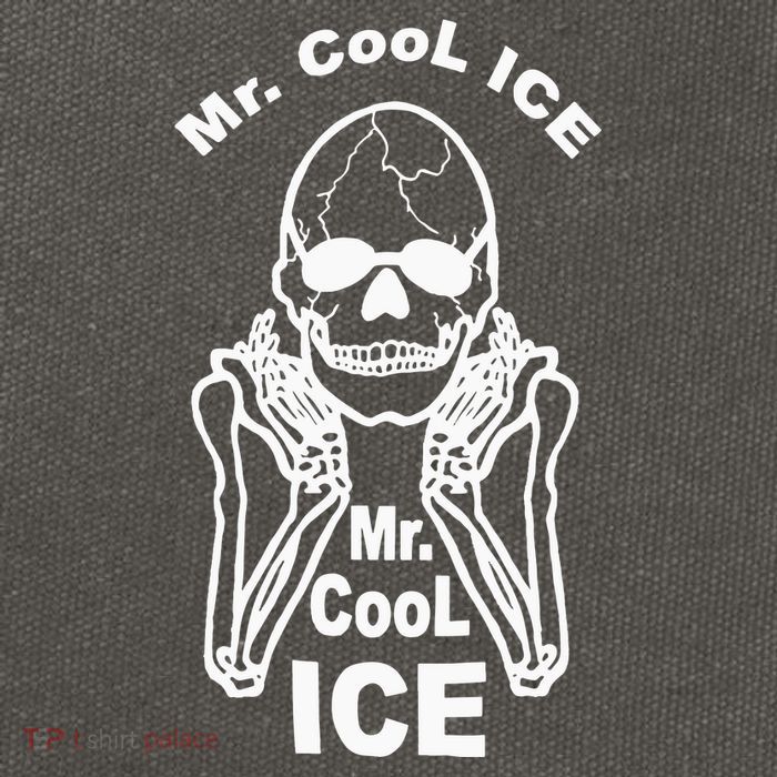 Mr Cool Ice Skull Skeleton Cotton Canvas Backpack