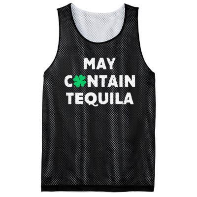 May Containequila Irish Whiskey Lover Drinking Mesh Reversible Basketball Jersey Tank