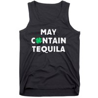 May Containequila Irish Whiskey Lover Drinking Tank Top