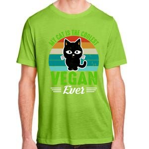 My Cat Is The Coolest Vegan Ever Gift Adult ChromaSoft Performance T-Shirt