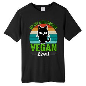 My Cat Is The Coolest Vegan Ever Gift Tall Fusion ChromaSoft Performance T-Shirt