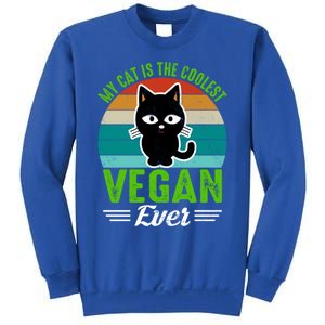 My Cat Is The Coolest Vegan Ever Gift Sweatshirt