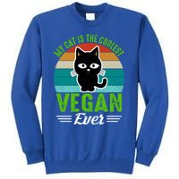 My Cat Is The Coolest Vegan Ever Gift Sweatshirt