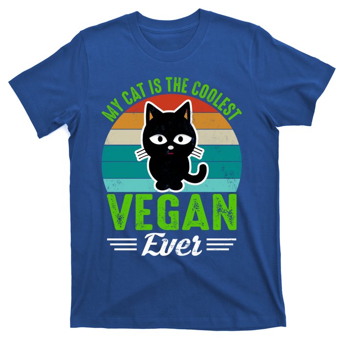 My Cat Is The Coolest Vegan Ever Gift T-Shirt