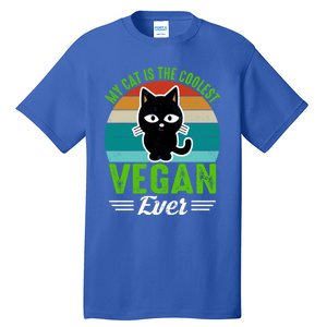 My Cat Is The Coolest Vegan Ever Gift Tall T-Shirt