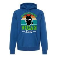 My Cat Is The Coolest Vegan Ever Gift Premium Hoodie